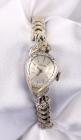 Lady's Vintage Le Coultre 14K White Gold Diamond Wristwatch