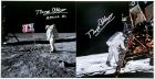 Buzz Aldrin signed Apollo 11 lithos (x3)