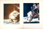 Buzz Aldrin's career in signed color photos