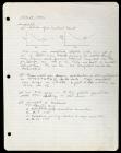 1950s Deke Slayton's handwritten student test pilot papers