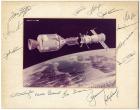 1974 Apollo-Soyuz Astronaut & Cosmonaut Signed Display with Photo