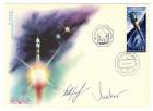 1991 Souyz TM-11/12 FLOWN cosmonaut signed cover to MIR