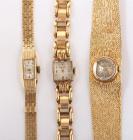 Collection of Lady's Yellow Gold Wristwatches