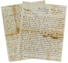 California Gold Rush, Travel Letter, Dated 1850