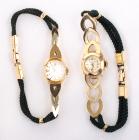 Collection of Yellow Gold Lady's Vintage Wristwatches