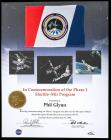 1998 STS-91 FLOWN to MIR Phase 1 program flag