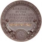 1915 Pan-Pacific Expo Commemorative Award Medal - 2