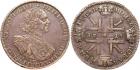 Peter I, 1689-1725, Rouble 1725 CÐÁ . Sun Rouble. No sleeve-strap on shoulder, wreath with ribbon. 27.35 gm. Bit 1370 (R