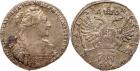 Anna 1730-1740, Poltina 1737. Moscow, Kadashevsky mint. No pendant on bosom. 13.0 gm. Bit 172, Diakov 1, Sev 1237 (S), U