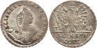 Elizabeth, 1741, Russian Coinage for East Prussia, 1/6 Taler 1761. Königsberg. 4.21 gm. Wide profile, crowns cross poin