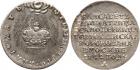 Elizabeth, 1741, Jetton. 1742. Silver. 21.7 mm. 2.42 gm. To Commemorate the Coronation of Empress Elizabeth. Bit Æ830 (R