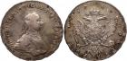 Peter III, 1762, Rouble 1762 MMÄ-ÄM. 24.21 gm. Bit 8, Sev 1879 (R), Uzd 930 (R). Very nice for the issue. Toned.Extremel