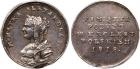 Alexander I, 1801-1825, Miniature Medal. Silver. 9 mm. On the Visit of the Emperors Mother, Maria Feodorovna to Warsaw