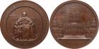 Nicholas I, 1825-1855, Medal. Bronze. 75.3 mm. By H. Gube. On the Consecration of the Smolny Cathedral in St. Petersburg