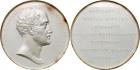 Nicholas I, 1825-1855, Medal. Silver, frosted and glazed. 51 mm. By L.C. Wyon. Visit of Emperor Nicholas I to England, 1