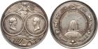 Alexander II, 1855-1881, Prize Medal. Silver. 56.5 mm. 149.2 gm. By M. Kuchkin and A. Semenov. Exhi­bition of the Imperi