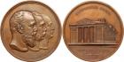 Alexander III, 1881-1894, Medal. Bronze. 65 mm. By A. Griliches, Jr. And A. Griliches, Sr. 50th Anniversary of the Mosco