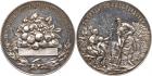 Nicholas II, 1894-1917, Award Medal. Silver. 38 mm. Unsigned (by P. Stadnitsky). Imperial Russian Society of Fruit Growi