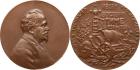 Nicholas II, 1894-1917, Medal. Bronze. 57.9 mm. By A. Vasyutinsky. Professor Ivan Avgustovich Time, for Fifty Years of S