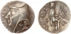 Parthian Kingdom. Arsakes I. Silver Drachm (4.08 g), 247-211 BC Superb EF