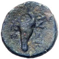 Parthian Kingdom. Artabanos I (Arsakes II). Ã Dichalkon (3.66 g), 211-185 BC VF - 2