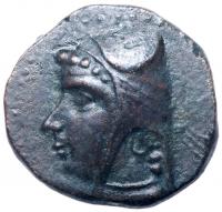 Parthian Kingdom. Artabanos I (Arsakes II). Ã Dichalkon (3.8 g), 211-185 BC Choi