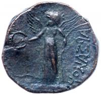 Parthian Kingdom. Artabanos I (Arsakes II). Ã Dichalkon (3.8 g), 211-185 BC Choi - 2