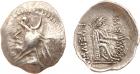 Parthian Kingdom. Phriapatios to Mithradates I. Silver Obol (0.67 g), ca. 185-132 BC