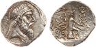Parthian Kingdom. Mithradates I. Silver Drachm (3.98 g), 164-132 BC EF