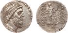 Parthian Kingdom. Mithradates I. Silver Tetradrachm (15.02 g), 164-132 BC EF
