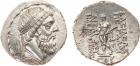 Parthian Kingdom. Mithradates I. Silver Tetradrachm (15.02 g), 164-132 BC Nearly