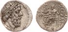 Parthian Kingdom. Mithradates I. Silver Drachm (3.72 g), 164-132 BC Choice VF