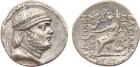 Parthian Kingdom. Phraates II. Silver Tetradrachm (16.22 g), 132-127 BC Choice V