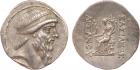Parthian Kingdom. Artabanos II. Silver Tetradrachm (16.21 g), 127/6 BC Choice VF