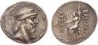 Parthian Kingdom. Artabanos II. Silver Tetradrachm (16.21 g), 127/6 BC Choice VF