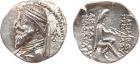 Parthian Kingdom. Artabanos III. Silver Drachm (3.99 g), 126-122 BC Superb EF