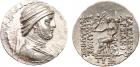 Parthian Kingdom. Arsakes X. Silver Tetradrachm (16.11 g), 122/1 BC Superb EF