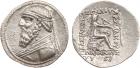 Parthian Kingdom. Mithradates II. Silver Tetradrachm (16.22 g), 121-91 BC EF