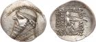 Parthian Kingdom. Mithradates II. Silver Drachm (3.99 g), 121-91 BC EF