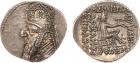 Parthian Kingdom. Mithradates II. Silver Drachm (4.18 g), 121-91 BC Superb EF