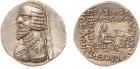 Parthian Kingdom. Phraates III. Silver Drachm (4.13 g), 70/69-58/7 BC Superb EF