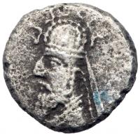 Parthian Kingdom. Phraates III. Silver Hemidrachm (1.75 g), 70/69-58/7 BC VF