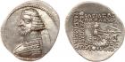 Parthian Kingdom. Mithradates IV. Silver Drachm (4.05 g), 58/7-55 BC Superb EF