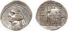 Parthian Kingdom. Mithradates IV. Silver Drachm (4.13 g), 58/7-55 BC Nearly Mint