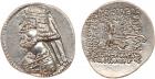 Parthian Kingdom. Mithradates IV. Silver Drachm (4.06 g), 58/7-55 BC Nearly Mint