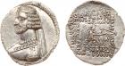 Parthian Kingdom. Mithradates IV. Silver Drachm (4.03 g), 58/7-55 BC Nearly Mint