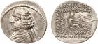 Parthian Kingdom. Orodes II. Silver Drachm (4.11 g), 57-38 BC EF