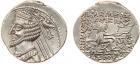 Parthian Kingdom. Phraates IV. Silver Drachm (4.12 g), 38/7-2 BC EF