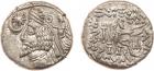 Parthian Kingdom. Phraatakes. Silver Drachm (3.73 g), 2 BC-AD 4/5 Nearly EF