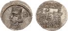 Parthian Kingdom. Vardanes II. Silver Drachm (3.57 g), ca. AD 55-58 EF